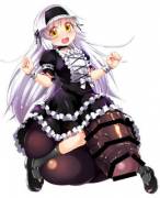 She can barely stand!