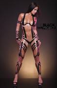 Toned Black Tape Hottie