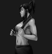 Korra portrait.