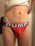 Comfy in new jockstrap
