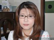 Asian milf in glasses looking innocent, but ready to suck cock.