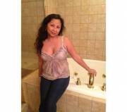 Hot Asian mom posing.