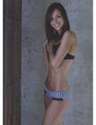 Perfect abs and smile