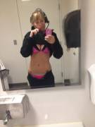 When go to the drive thru and no one's there.