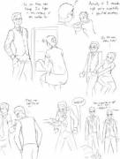 Secretary, by bendzz [man to female 