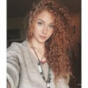 Amazing tight red curls - @emblu