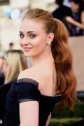 Sophie Turner ponytail