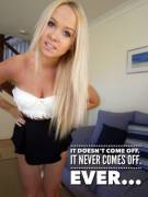 It doesn't come off.