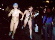 Tufts naked quad run