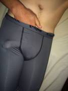 Grey spandex