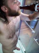 Rogue Dead Guy Ale for [m]y breakfast shower beer today.