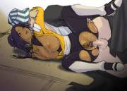 Urahara and Yoruichi