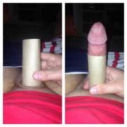 tp roll before and after