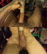 I may be skinny, but he's not! (TP roll test)