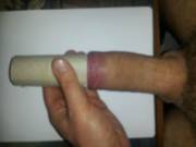 TP roll and a bic lighter