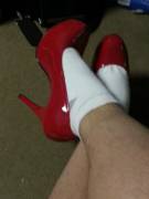 To celebrate 3 years on here, here are my very first heels. Love these things.