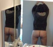 I stole my husband's hoodie but not his pants! ;) xpost r/stillinmetamorphosis