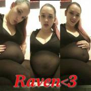 Raven's big belly