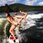 What are these things? No, I don't mean the hotties mooning the camera !