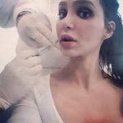 Amy Anderssen filling up