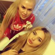 Radiana working on Sabina Mussaeva