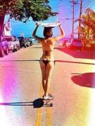 Heading to the shore