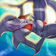 Rockin' Red Bikini. [f]