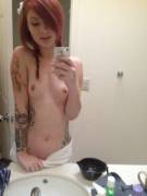 Little Mermaid Mirror Selfie