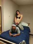 Army Gal Out of Uniform