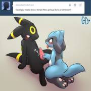 Riolu X umbreon [M/F]