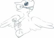 Porn of the nameless woodpecker Pokemon announced today. [f]