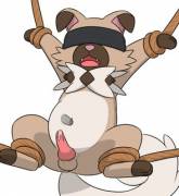 Rockruff bondage [M] (deadlywolf112)