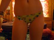 Woke and boke/waked and baked? in nothing but my [f]avorite panties.