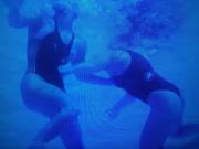 Exposed titty shown during the USA vs. Spain water polo match