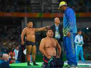 [M]ongolian coaches stripped down to their underwear
