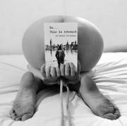 A girl tied up and forced to advertise for me :)