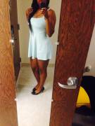 Stripping out of my little dress for you