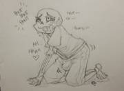 I doodled Sans today!