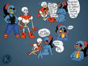 Papyrus x Undyne (Not A Shitpost version)