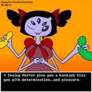 Muffet gives the best handjobs