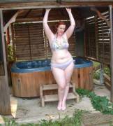 The rare red head bbwbikini