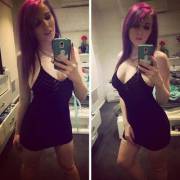 Can we get more of you in (and out) of this dress?! <3