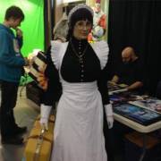 Roberta cosplay from Black Lagoon @ ATLANTI-CON