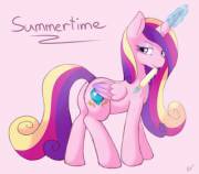 Summertime [Princess Cadance][solo] (artist: ratofdrawn)