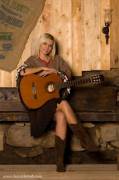 Jenni with a Guitar