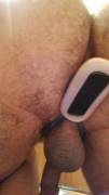 Playing around today, cock ring & buttplug