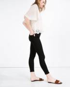 Fashion model in open sandals