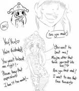 I don't know if this counts, but here's a clownpiece that's 2lewd for /r/touhou