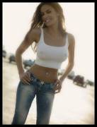 See through white top