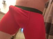 Pre shower morning wood